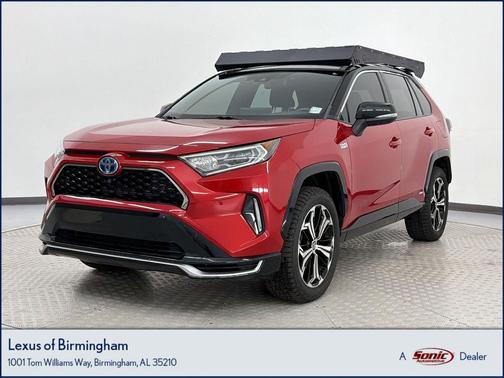 Supersonic Red/Midnight Black Metallic 2021 Toyota RAV4 Prime XSE