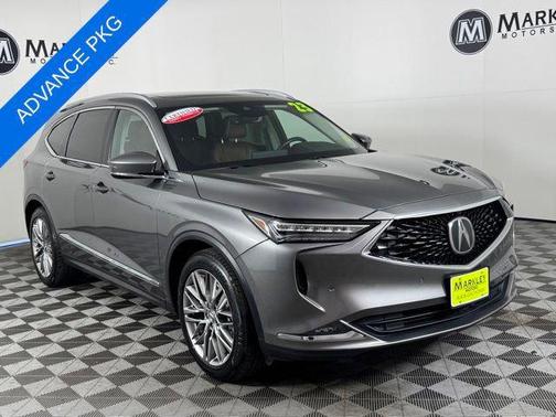 Liquid Carbon Metallic 2023 Acura MDX Advance Package