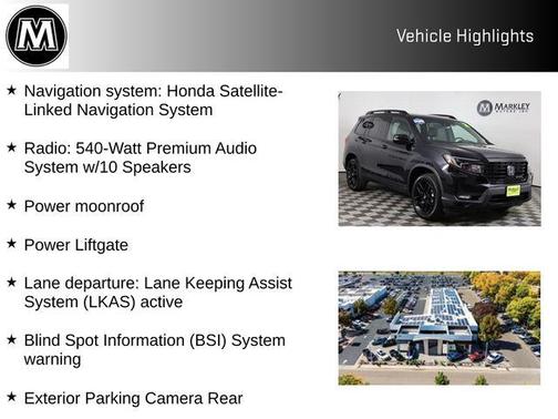 2024 Honda Passport AWD Black