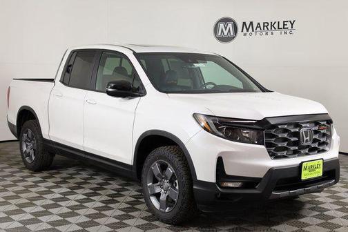 Platinum White Pearl 2025 Honda Ridgeline TrailSport