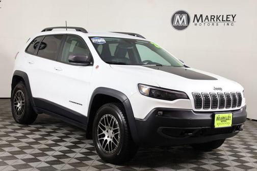 Bright White Clearcoat 2021 Jeep Cherokee Trailhawk