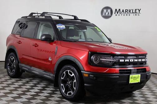 Rapid Red Metallic Tinted Clearcoat 2021 Ford Bronco Sport Outer Banks