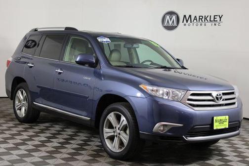 Shoreline Blue Pearl 2012 Toyota Highlander Limited