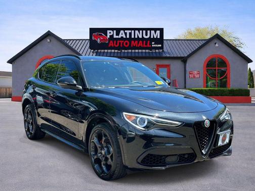 Vulcano Black Metallic 2023 Alfa Romeo Stelvio Veloce AWD