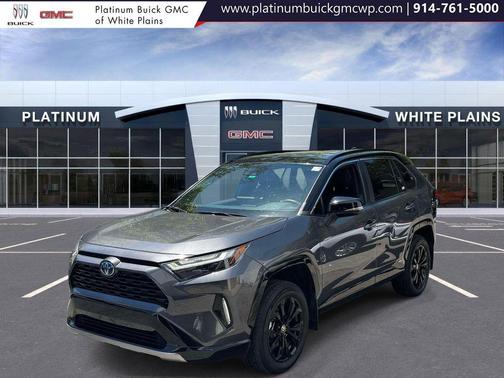 Magnetic Gray Metallic/Midnight Black Metallic 2024 Toyota RAV4 Hybrid SE