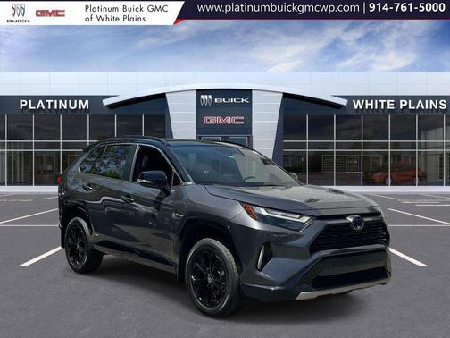 Magnetic Gray Metallic/Midnight Black Metallic 2024 Toyota RAV4 Hybrid SE