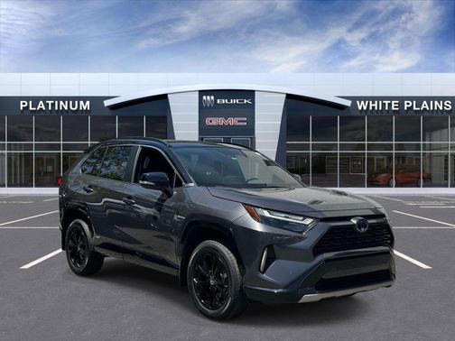 Magnetic Gray Metallic/Midnight Black Metallic 2024 Toyota RAV4 Hybrid SE