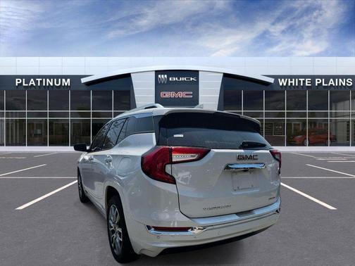 White Frost Tricoat 2023 GMC Terrain Denali