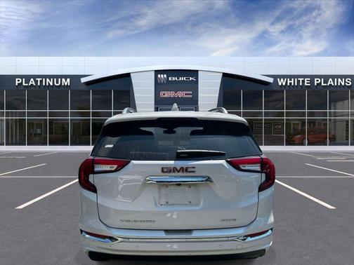 White Frost Tricoat 2023 GMC Terrain Denali