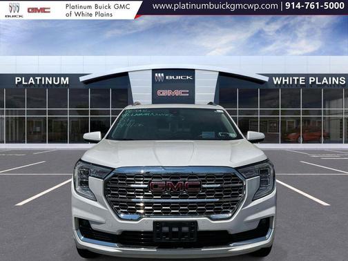 White Frost Tricoat 2023 GMC Terrain Denali