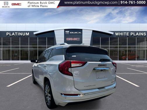 White Frost Tricoat 2023 GMC Terrain Denali