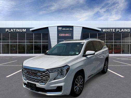 White Frost Tricoat 2023 GMC Terrain Denali