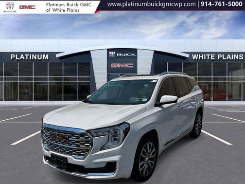 White Frost Tricoat 2023 GMC Terrain Denali