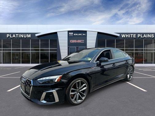 Mythos Black Metallic 2023 Audi A5 Sportback 45 S Line Premium Plus