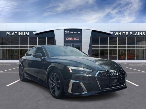 Mythos Black Metallic 2023 Audi A5 Sportback 45 S Line Premium Plus