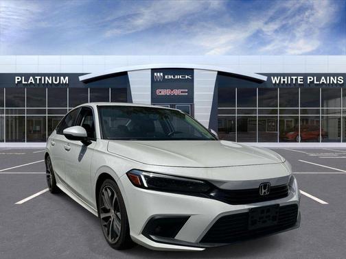 Platinum White Pearl 2024 Honda Civic Touring