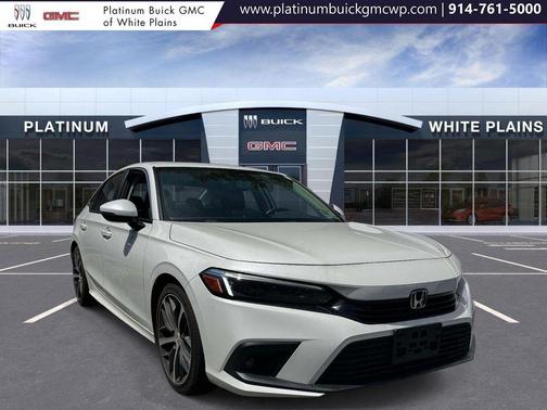 Platinum White Pearl 2024 Honda Civic Touring