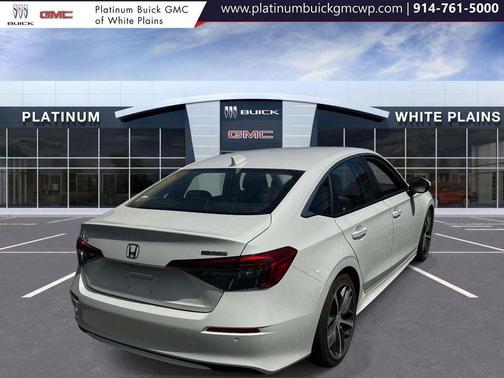 Platinum White Pearl 2024 Honda Civic Touring