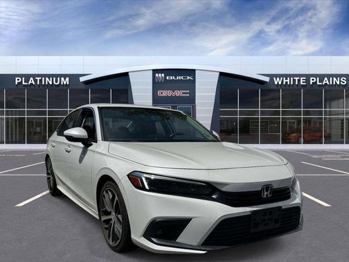 Platinum White Pearl 2024 Honda Civic Touring