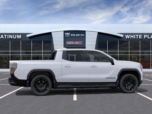 Summit White 2026 GMC Sierra EV Standard Range Elevation