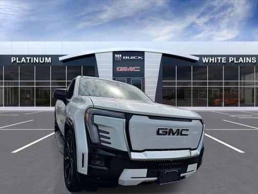 Summit White 2025 GMC Sierra EV Extended Range Denali