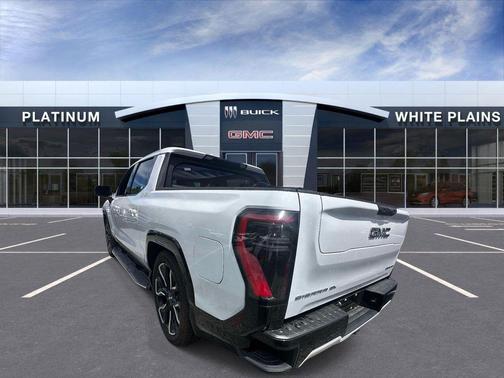Summit White 2025 GMC Sierra EV Extended Range Denali