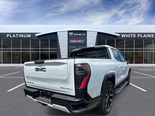Summit White 2025 GMC Sierra EV Extended Range Denali