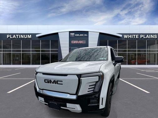 Summit White 2025 GMC Sierra EV Extended Range Denali