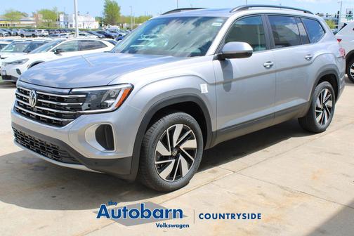 Silver Mist 2026 Volkswagen Atlas 2.0T SE W/TECHNOLOGY