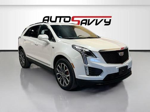 Crystal White Tricoat 2025 Cadillac XT5 Sport