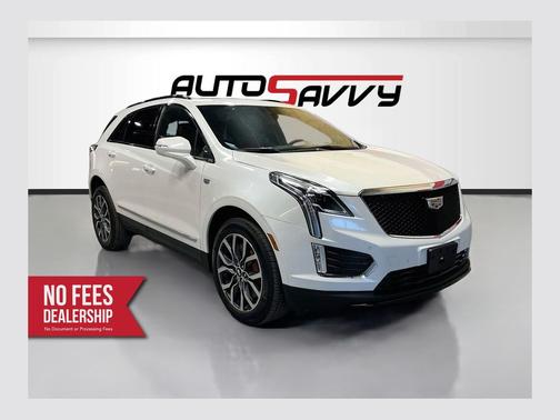 Crystal White Tricoat 2025 Cadillac XT5 Sport