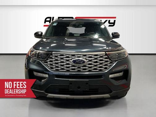 Blue Metallic 2022 Ford Explorer Platinum