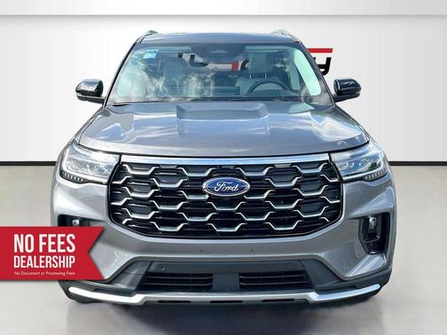 Gray Metallic 2025 Ford Explorer Platinum
