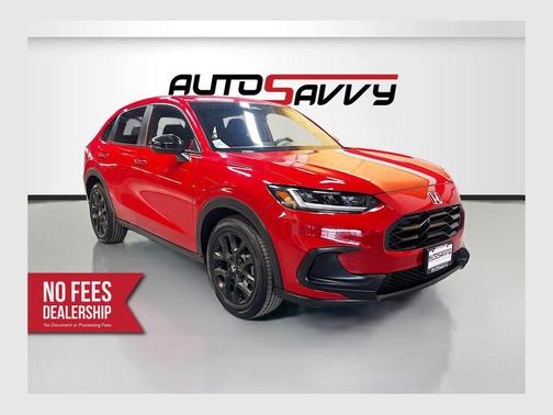 Red 2025 Honda HR-V Sport