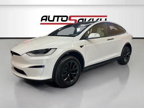 White 2022 Tesla Model X Plaid