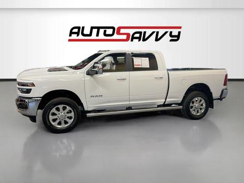 Bright White Clearcoat 2025 RAM 2500 Laramie Crew Cab 4x4 6'4' Box