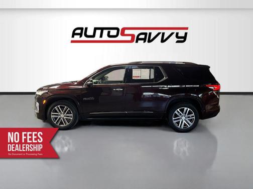 Black Cherry Metallic 2022 Chevrolet Traverse High Country