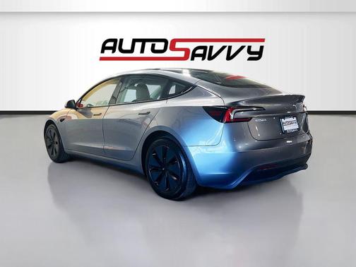 Gray 2025 Tesla Model 3 Long Range