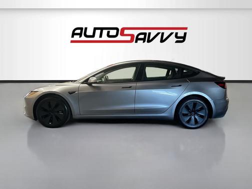 Gray 2025 Tesla Model 3 Long Range