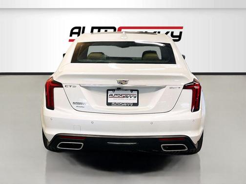 Crystal White Tricoat 2025 Cadillac CT5 Premium Luxury