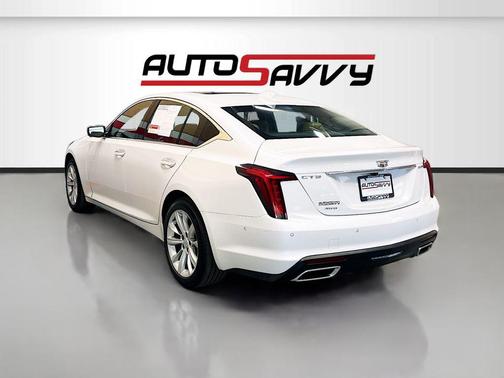 Crystal White Tricoat 2025 Cadillac CT5 Premium Luxury