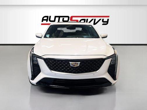 Crystal White Tricoat 2025 Cadillac CT5 Premium Luxury