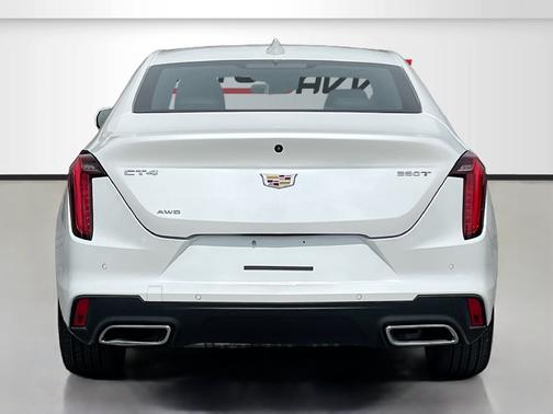 Crystal White Tricoat 2025 Cadillac CT4 Premium Luxury