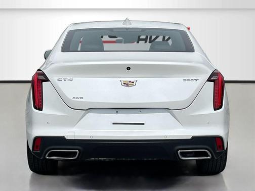 Crystal White Tricoat 2025 Cadillac CT4 Premium Luxury RWD