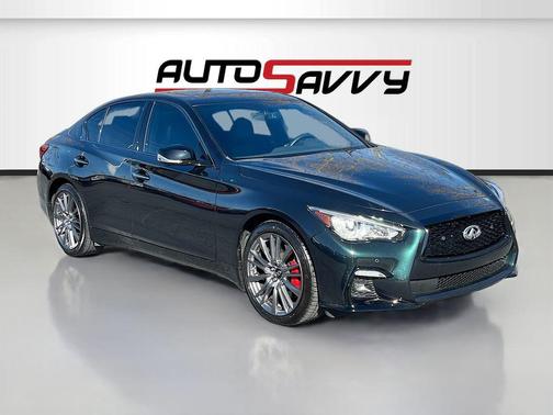 Black Opal Metallic 2024 INFINITI Q50 3.0t RED SPORT 400