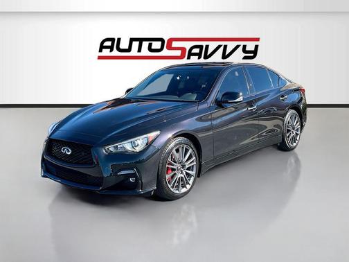 Black Opal Metallic 2024 INFINITI Q50 3.0t RED SPORT 400