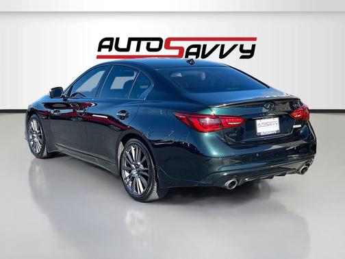 Black Opal Metallic 2024 INFINITI Q50 Red Sport 400