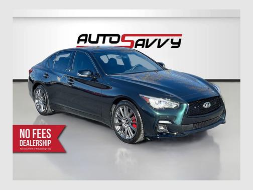 Black Opal Metallic 2024 INFINITI Q50 Red Sport 400