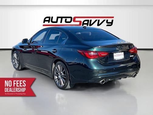 Black Opal Metallic 2024 INFINITI Q50 Red Sport 400