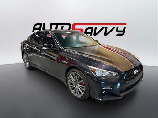 Black Opal Metallic 2024 INFINITI Q50 3.0t RED SPORT 400